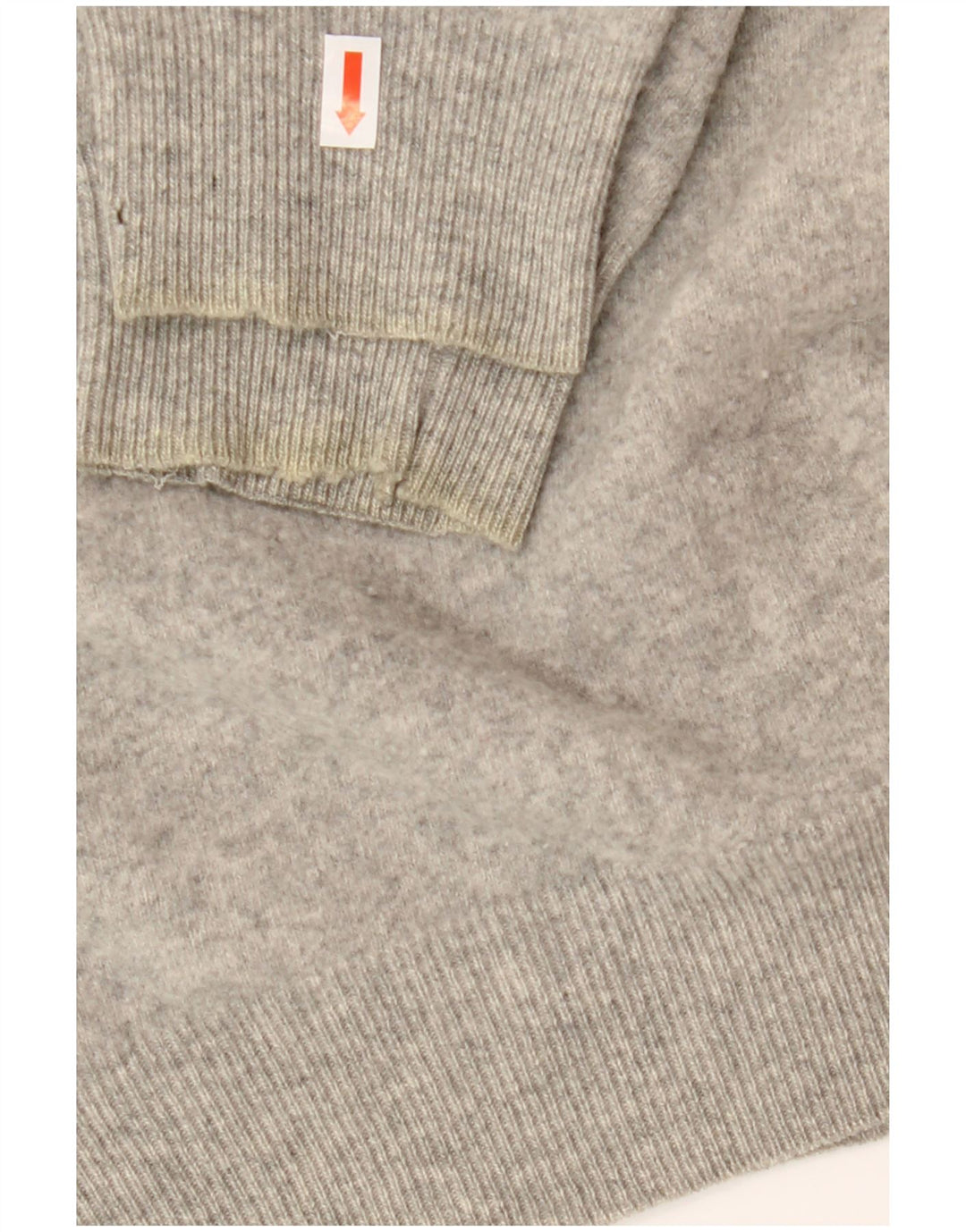 Gant Womens V-Neck Jumper Sweater UK 18 XL Grey Wool