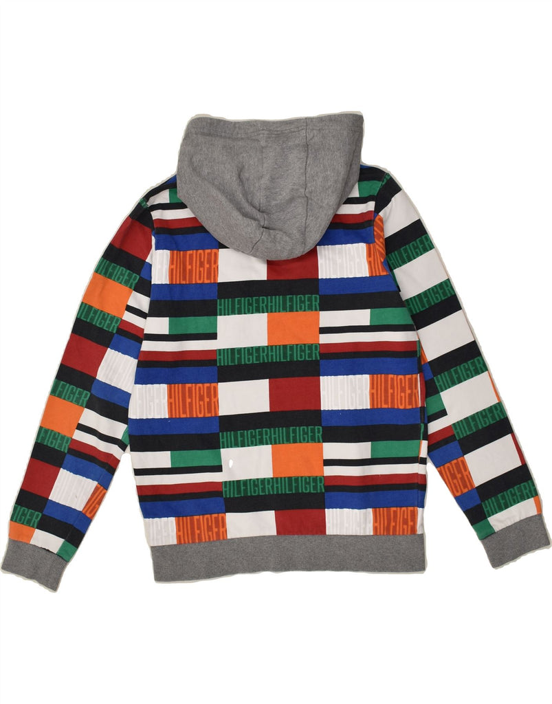 TOMMY HILFIGER Boys Graphic Hoodie Jumper 13-14 Years Multicoloured | Vintage Tommy Hilfiger | Thrift | Second-Hand Tommy Hilfiger | Used Clothing | Messina Hembry 