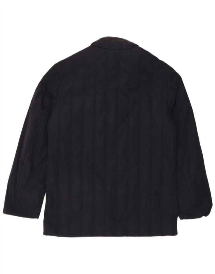 REFRIGIWEAR Mens Utility Jacket IT 50 Large Navy Blue Polyester