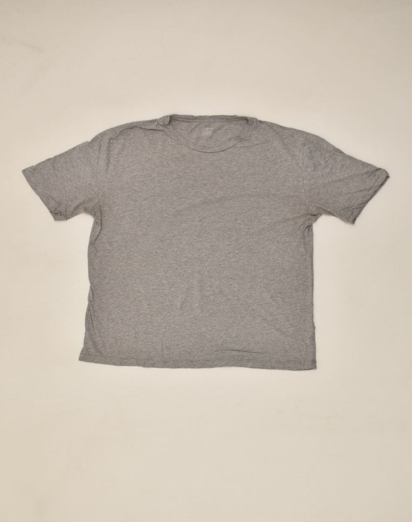 J. CREW Mens T-Shirt Top Large Grey | Vintage J. Crew | Thrift | Second-Hand J. Crew | Used Clothing | Messina Hembry 