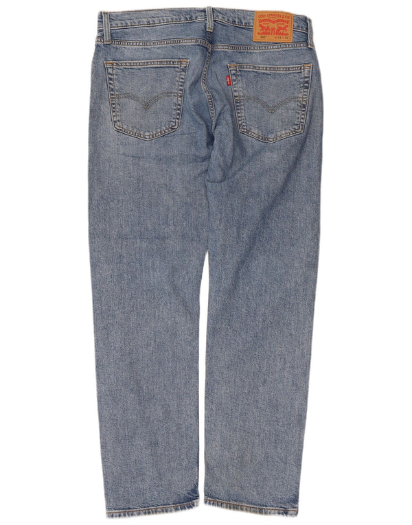 Levi's Mens 502 Tapered Jeans W33 L32 Blue Cotton