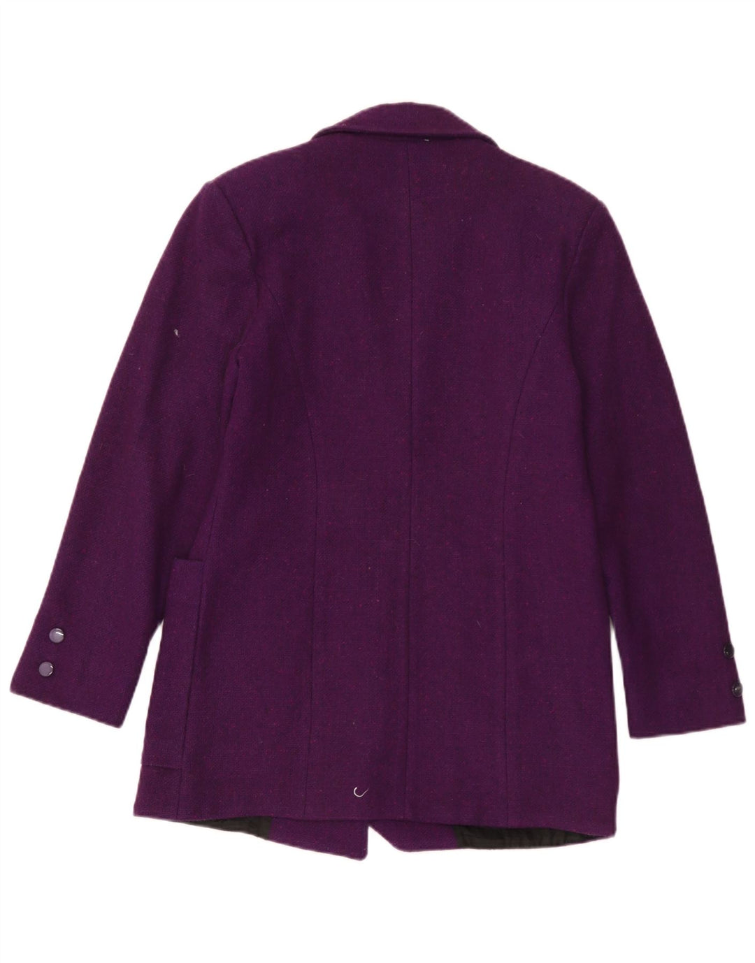 Vintage Womens 3 Button Blazer Jacket UK 12 Medium Purple