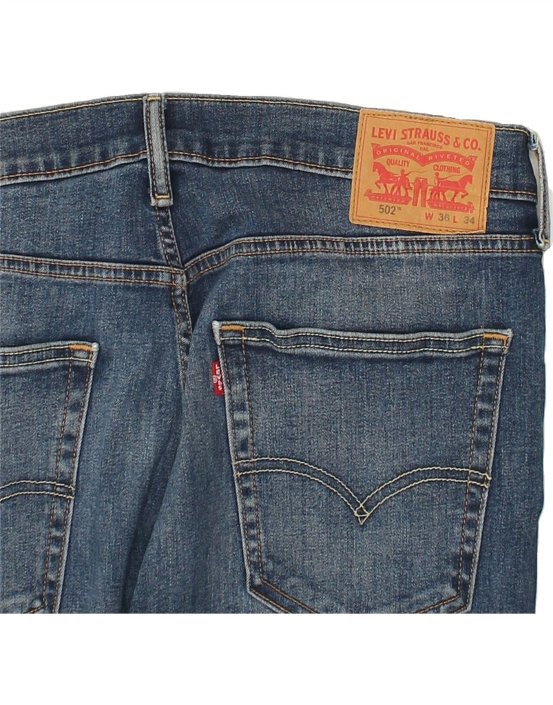 LEVI'S Mens 502 Straight Jeans W36 L29 Blue Cotton | Vintage Levi's | Thrift | Second-Hand Levi's | Used Clothing | Messina Hembry 