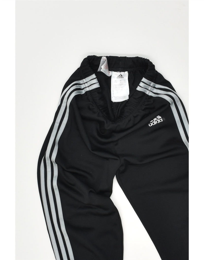 ADIDAS Girls Tracksuit Trousers Joggers 2-3 Years Black Polyester | Vintage Adidas | Thrift | Second-Hand Adidas | Used Clothing | Messina Hembry 