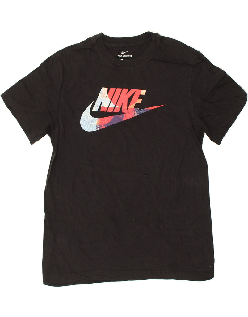 NIKE Mens Graphic T-Shirt Top Small Black Cotton | Vintage Nike | Thrift | Second-Hand Nike | Used Clothing | Messina Hembry 