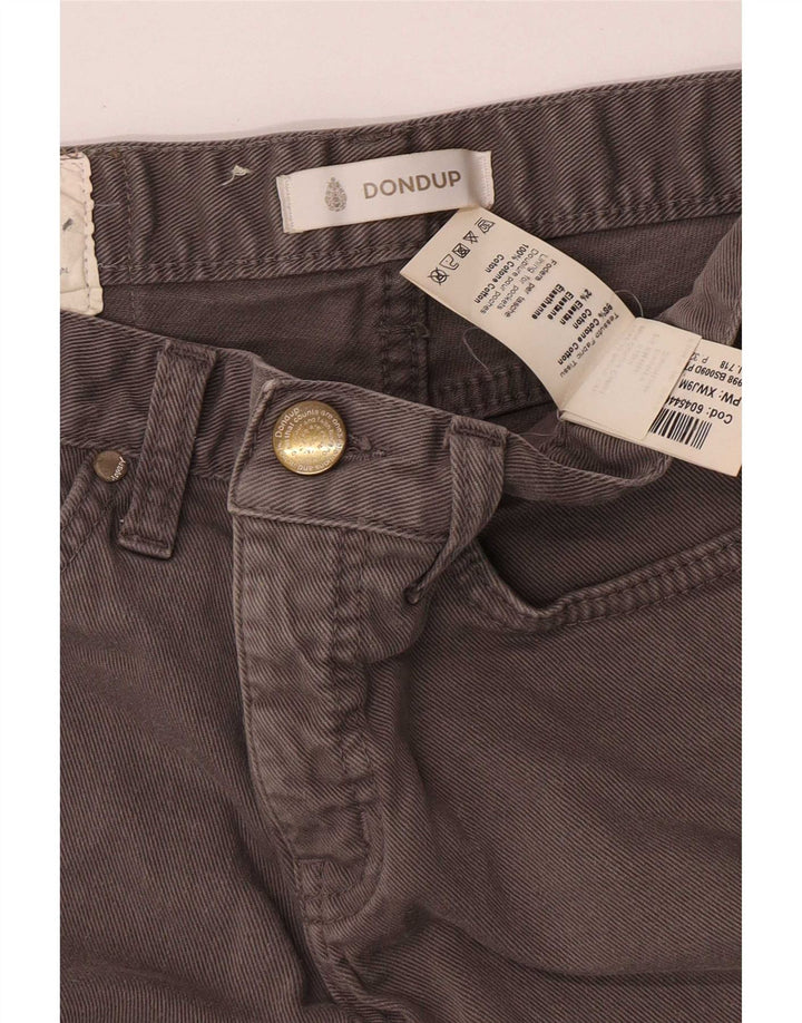 Dondup Womens Skinny Jeans W25 L29 Grey Cotton