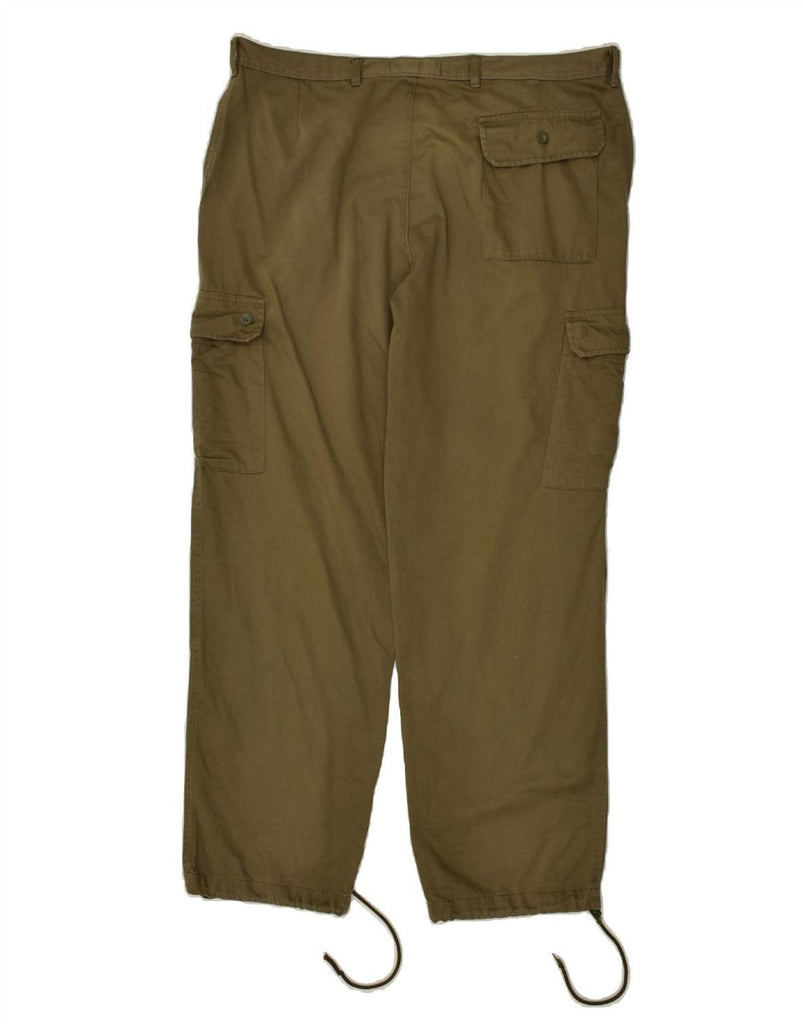 DECATHLON Mens Straight Cargo Trousers EU 50 Large W38 L31  Khaki | Vintage Decathlon | Thrift | Second-Hand Decathlon | Used Clothing | Messina Hembry 