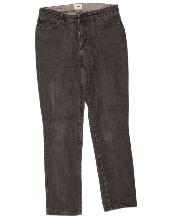 Cerruti 1881 Womens Straight Jeans W30 L29 Grey Cotton