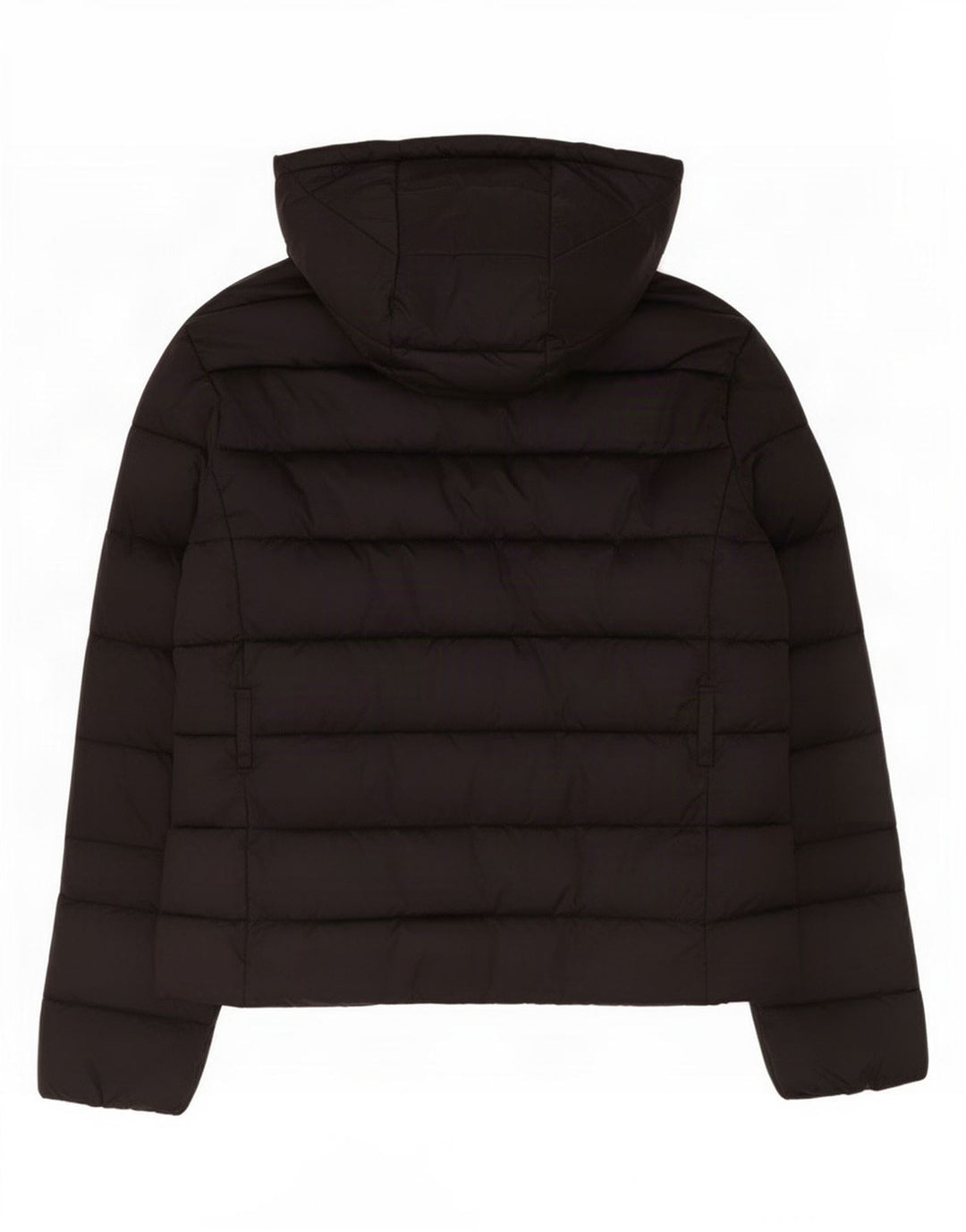 Ted Baker Womens Hooded Padded Jacket Size 4 Large Black Polyamide