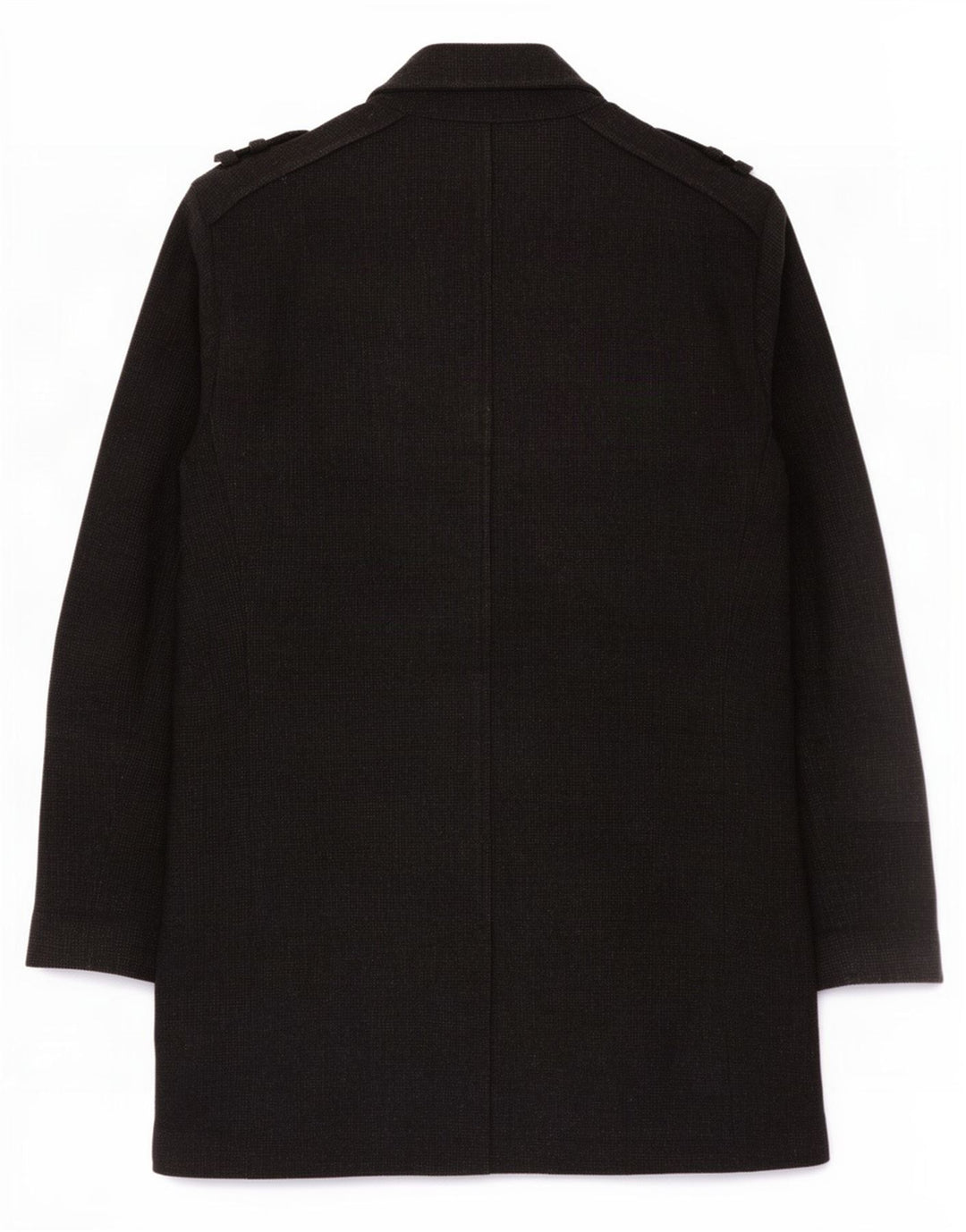 Ted Baker Mens Military Overcoat Size 4 Large Grey Wool