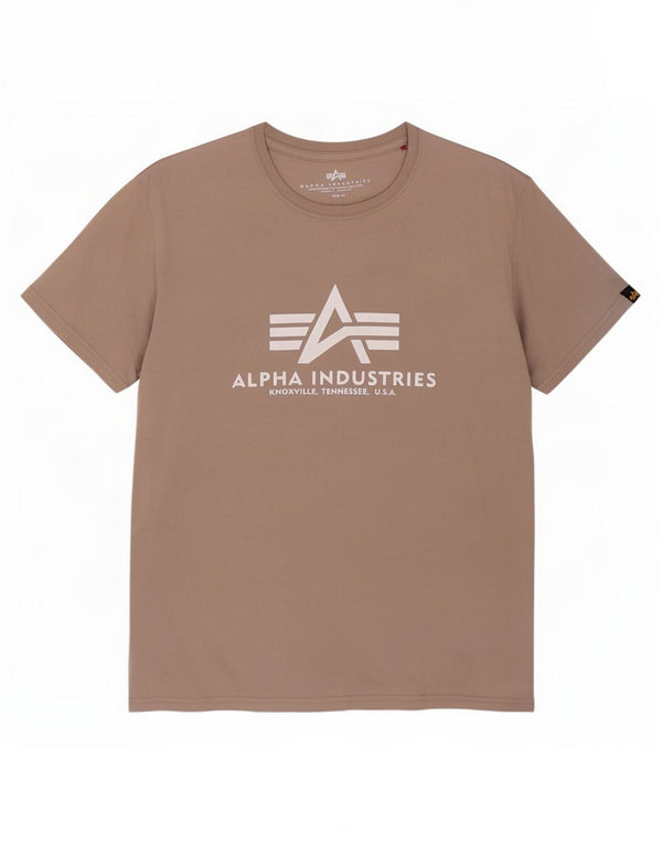 Alpha Industries Mens Graphic T-Shirt Top XL Brown