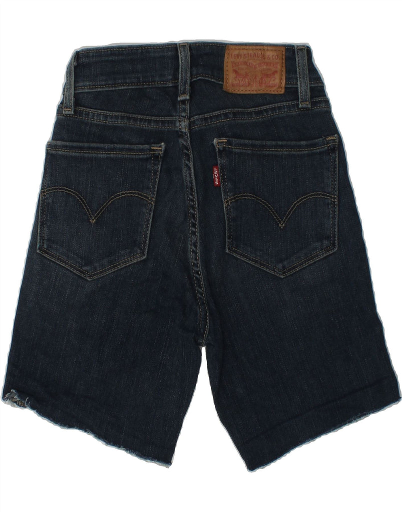 LEVI'S Boys 714 Denim Shorts 7-8 Years W23 Navy Blue Cotton | Vintage Levi's | Thrift | Second-Hand Levi's | Used Clothing | Messina Hembry 