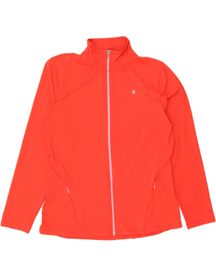 CHAMPION Womens Tracksuit Top Jacket UK 20 2XL Red Vintage Champion and Second-Hand Champion from Messina Hembry 