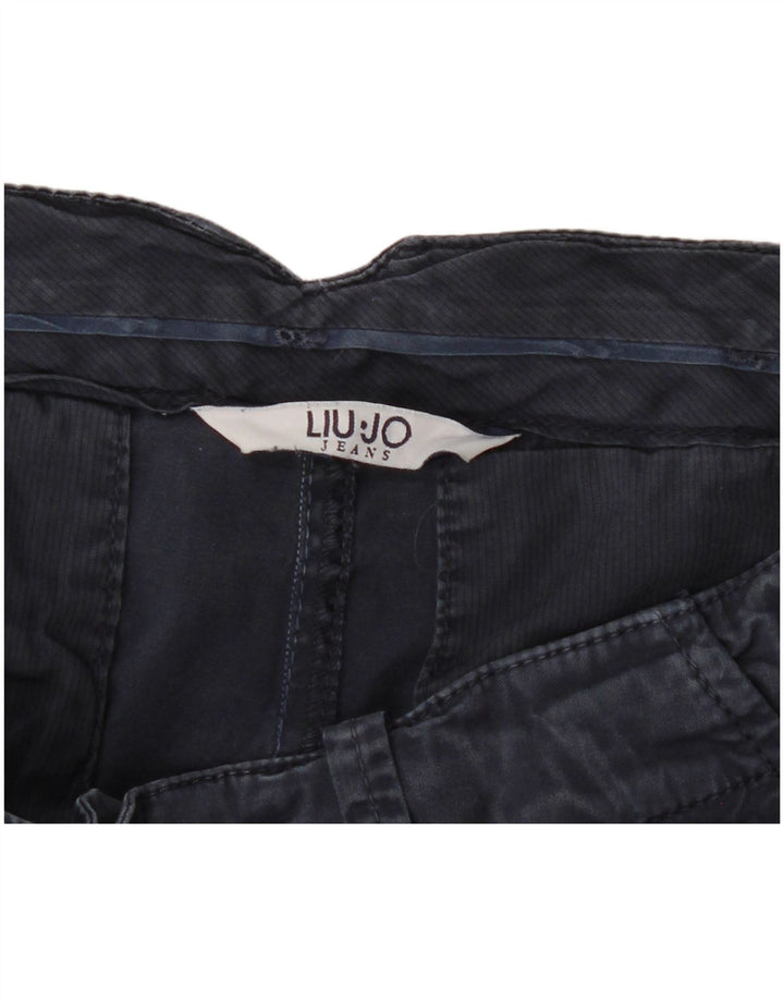 Liu Jo Womens Chino Shorts W34 Large Navy Blue