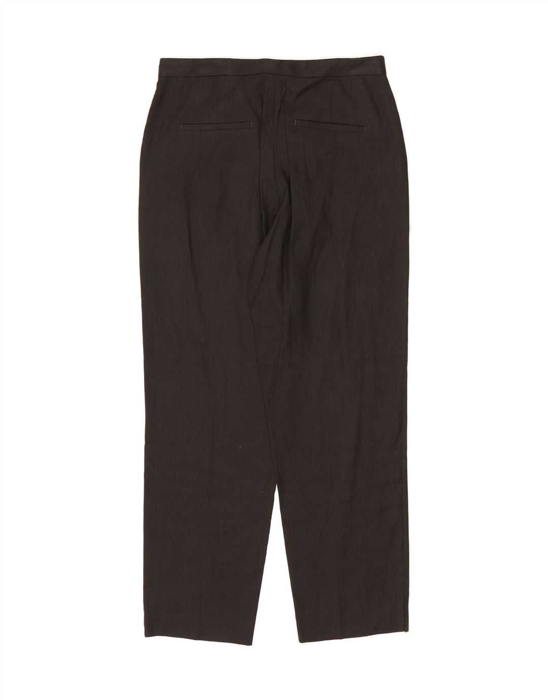 MASSIMO DUTTI Womens Straight Chino Trousers EU 38 Small W30 L27 Black Vintage Massimo Dutti and Second-Hand Massimo Dutti from Messina Hembry 