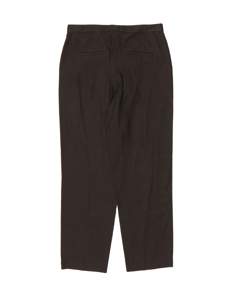 MASSIMO DUTTI Womens Straight Chino Trousers EU 38 Small W30 L27 Black Vintage Massimo Dutti and Second-Hand Massimo Dutti from Messina Hembry 