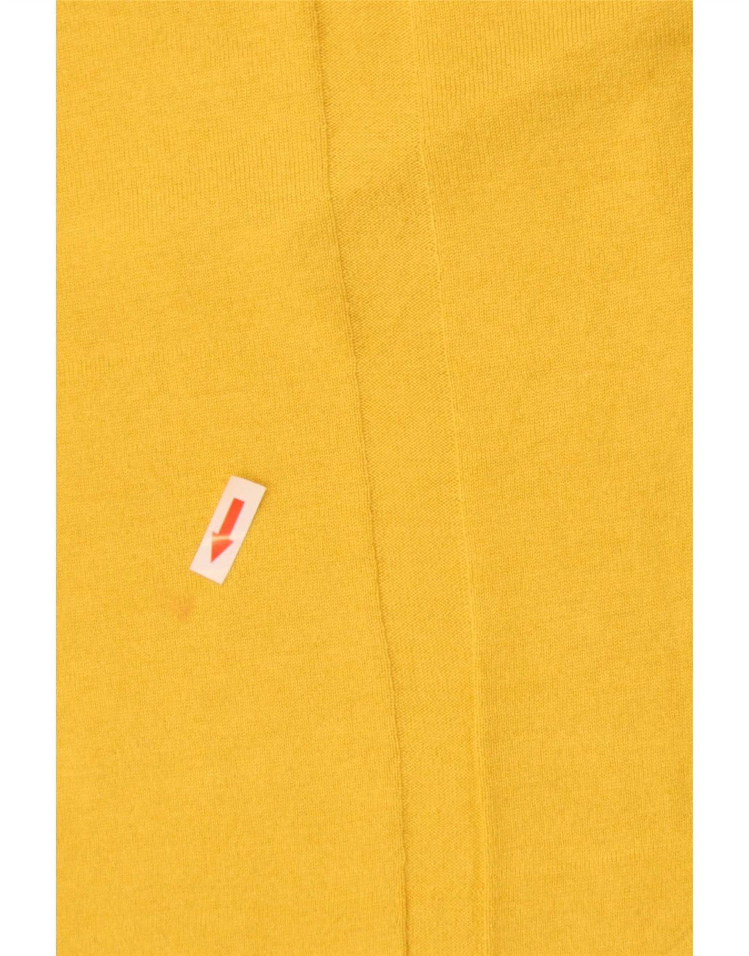 Jigsaw Womens Top Long Sleeve UK 10 Small Yellow Polyamide