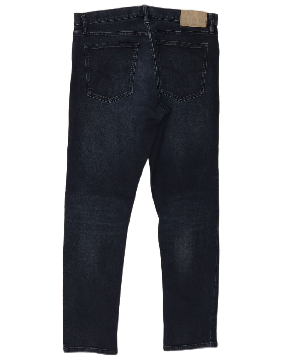 Calvin Klein Mens Slim Jeans W34 L32 Navy Blue