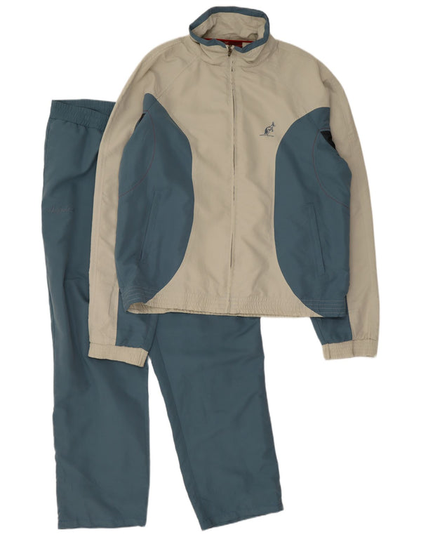 AUSTRALIAN L'ALPINA Mens Full Tracksuit Medium Off White Colourblock