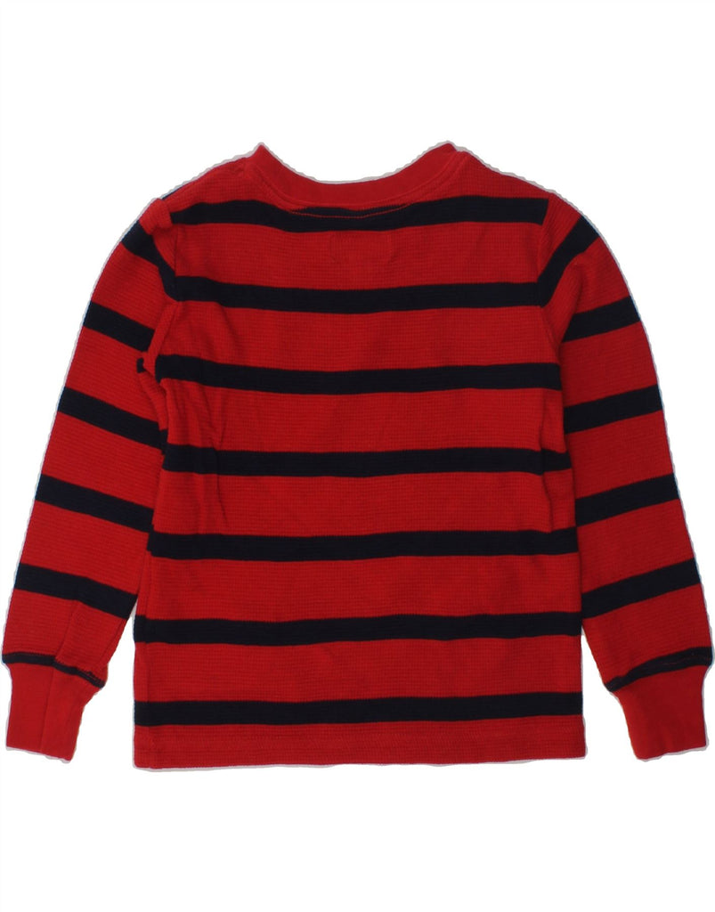 POLO RALPH LAUREN Boys Top Long Sleeve 2-3 Years Red Striped Cotton | Vintage Polo Ralph Lauren | Thrift | Second-Hand Polo Ralph Lauren | Used Clothing | Messina Hembry 