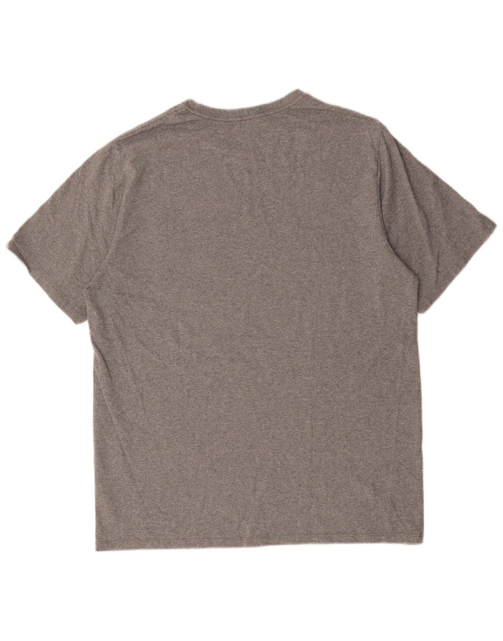 Patagonia Mens Regular Fit T-Shirt Top Medium Grey Cotton
