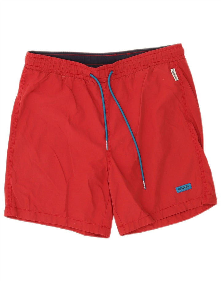 Napapijri Mens Geographic Swimming Shorts Medium Red Polyamide