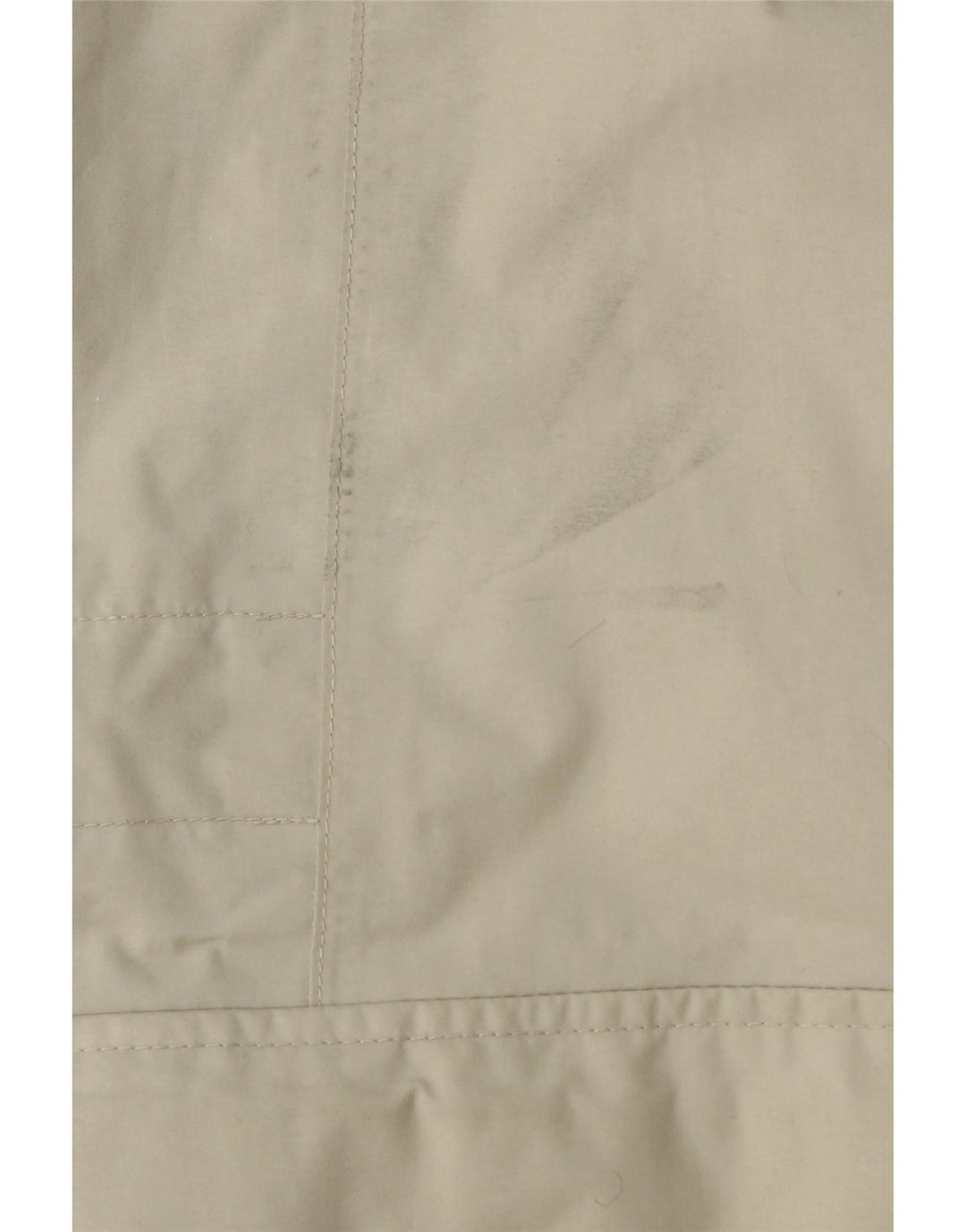 Jack Wolfskin Womens Hooded Padded Jacket UK 8/10 Small Beige Polyamide