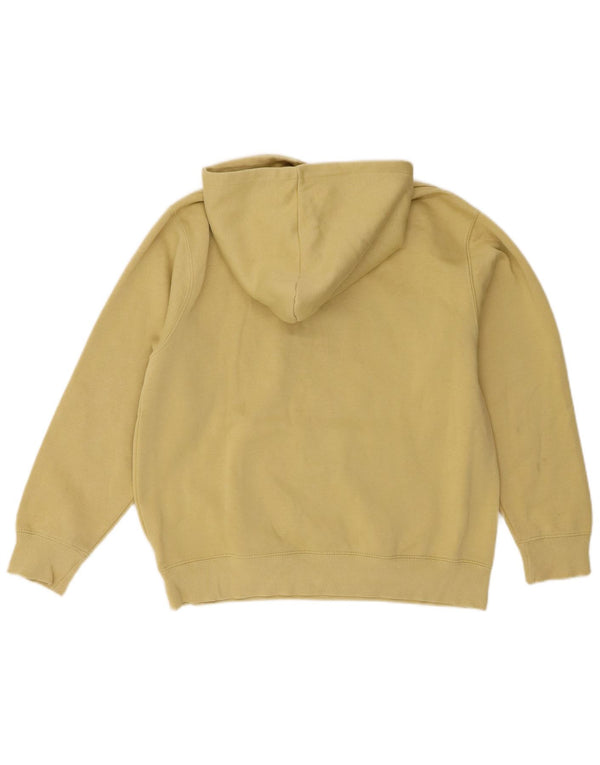 Zara Girls Zip Neck Hoodie Jumper 11-12 Years Yellow Cotton