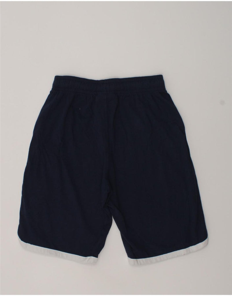 CHAMPION Boys Graphic Sport Shorts 7-8 Years Small Navy Blue Cotton | Vintage Champion | Thrift | Second-Hand Champion | Used Clothing | Messina Hembry 