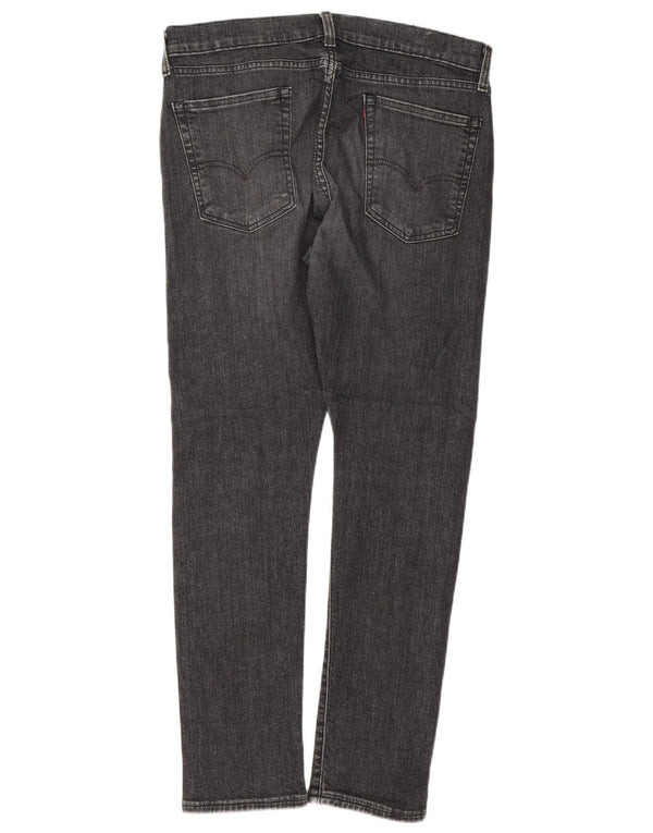 Levi's Mens Slim Jeans W36 L32 Grey Cotton