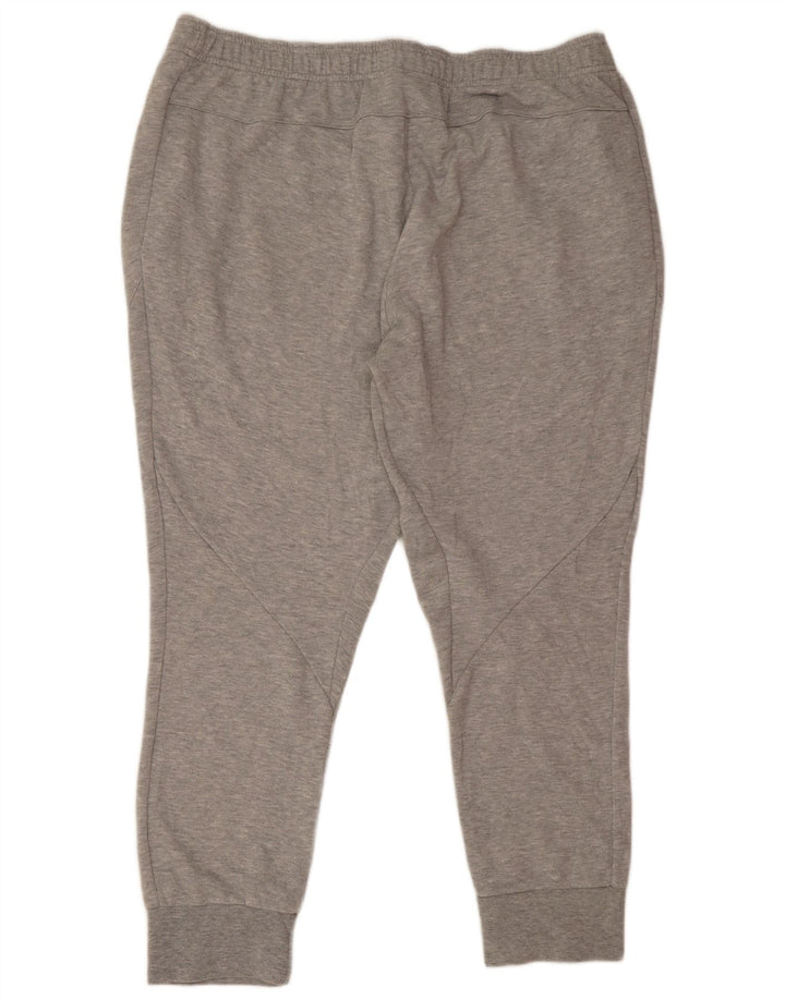 Adidas Mens Tracksuit Trousers Joggers 2XL Grey Polyester