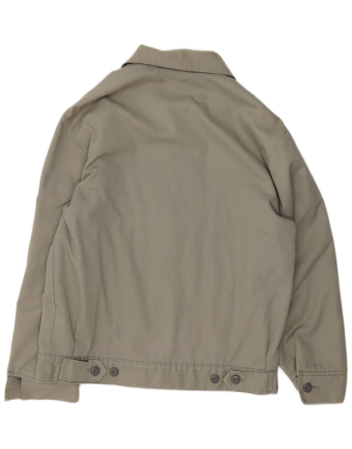 Dickies Mens Bomber Jacket UK 38 Medium Grey Polyester
