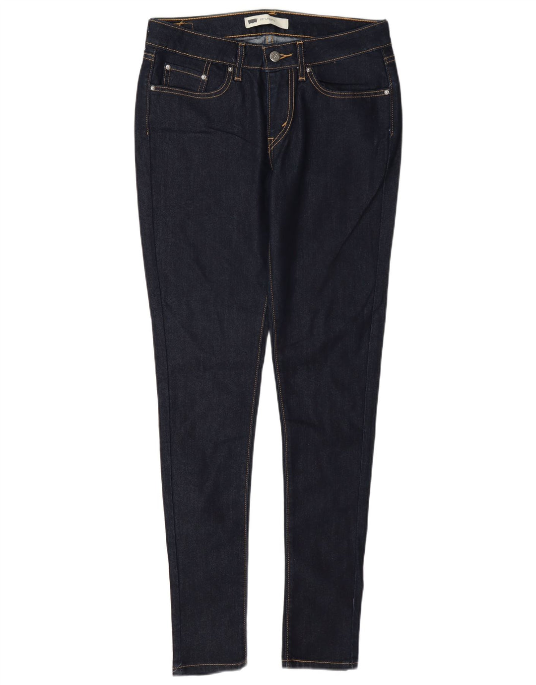 Levi's Womens 535 Legging Jeans W30 L32 Navy Blue Cotton