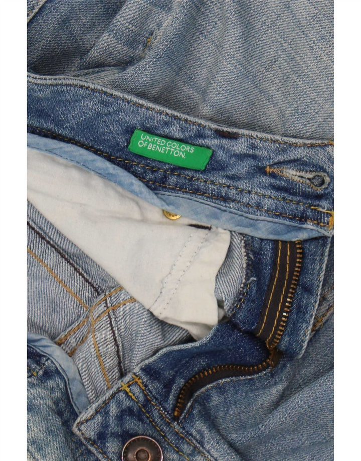 Benetton Womens Bootcut Jeans W32 L32 Blue
