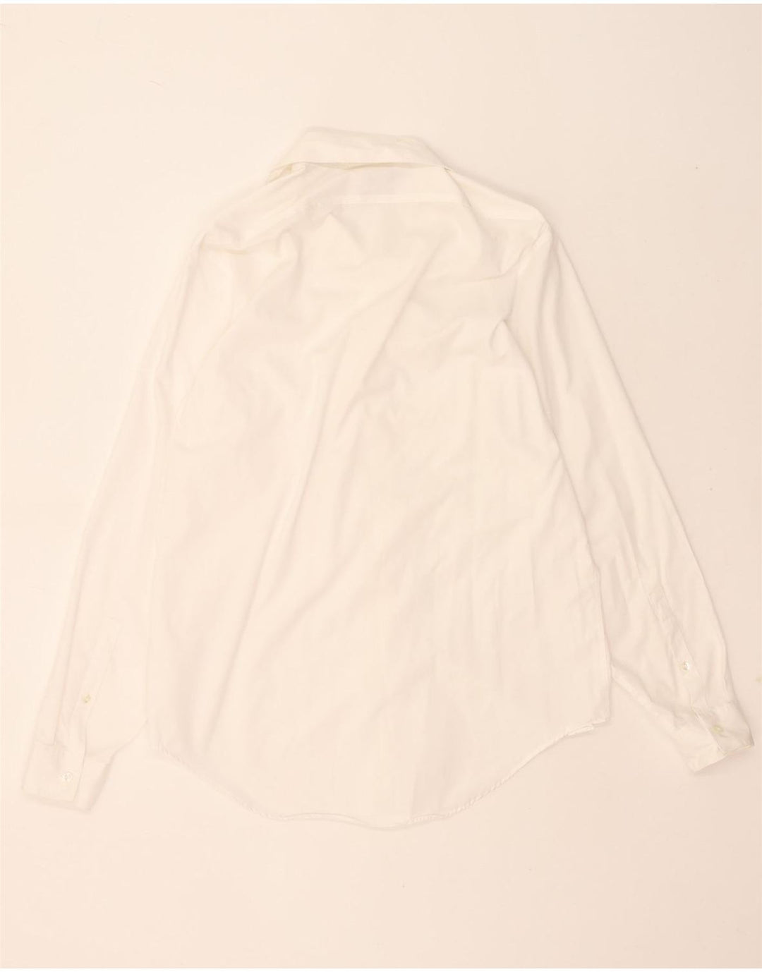 CALVIN KLEIN Mens Slim Fit Shirt Size 16 Large White Vintage Calvin Klein and Second-Hand Calvin Klein from Messina Hembry 
