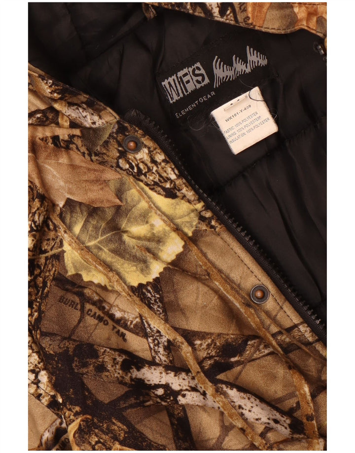 WFS Element Gear Boys Bomber Jacket 11-12 Years MedIum Khaki Camouflage