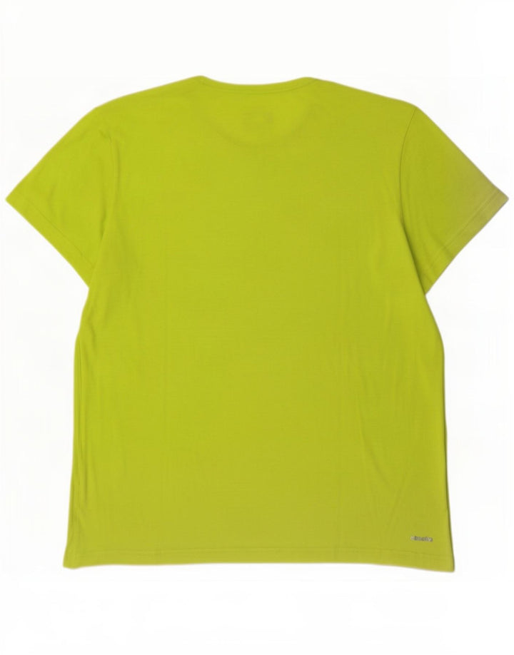 Adidas Mens Climalite T-Shirt Top XL Green
