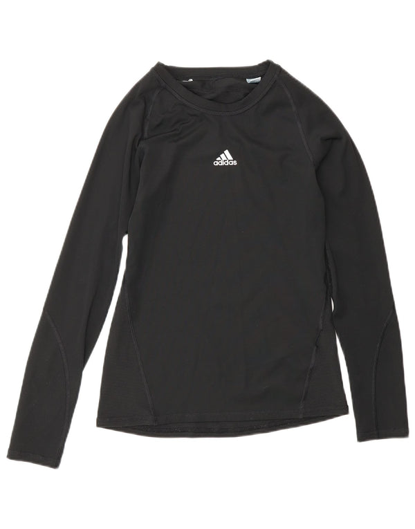 Adidas Boys Aeroready Top Long Sleeve 11-12 Years Black