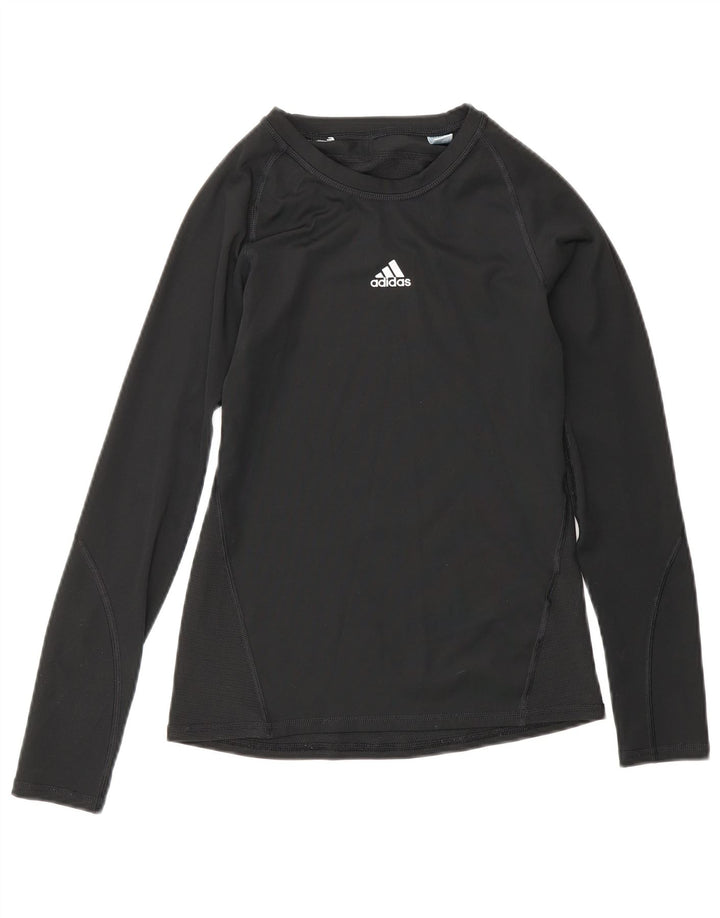 Adidas Boys Aeroready Top Long Sleeve 11-12 Years Black