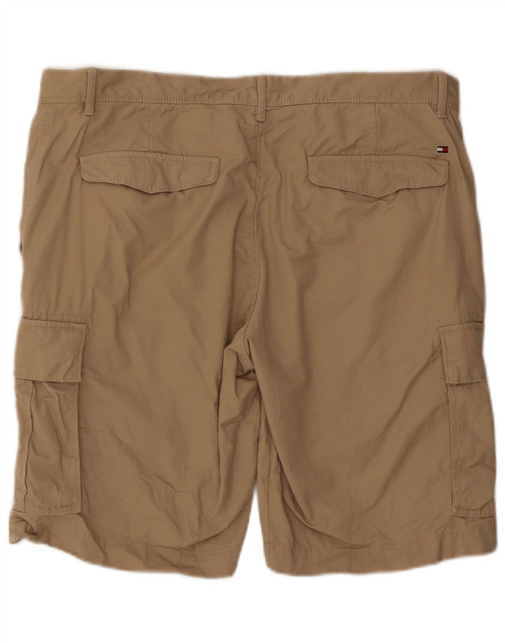 TOMMY HILFIGER Mens Cargo Shorts W38 XL Beige Cotton