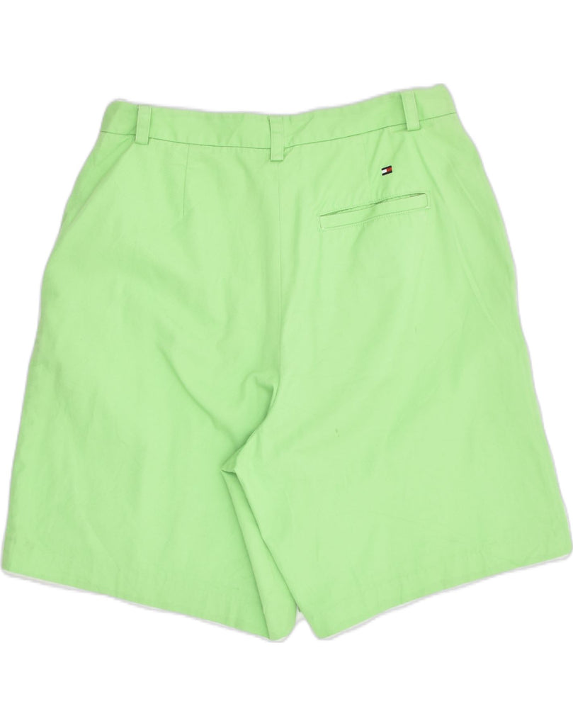 TOMMY HILFIGER Womens Chino Shorts US 6 Medium W28  Green Cotton | Vintage Tommy Hilfiger | Thrift | Second-Hand Tommy Hilfiger | Used Clothing | Messina Hembry 