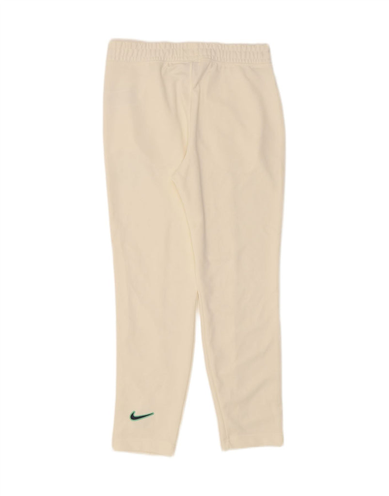 NIKE Mens Tracksuit Trousers Small  Off White Polyester Vintage Nike and Second-Hand Nike from Messina Hembry 