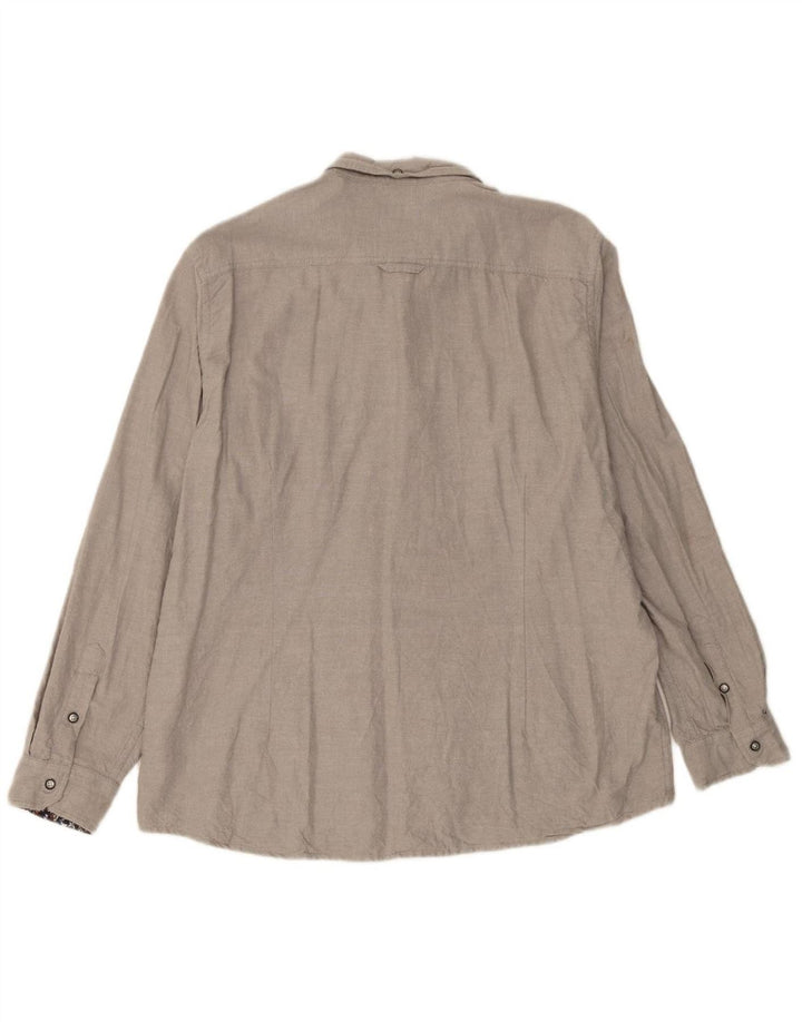 JOE BROWNS Mens Shirt 2XL Grey Cotton