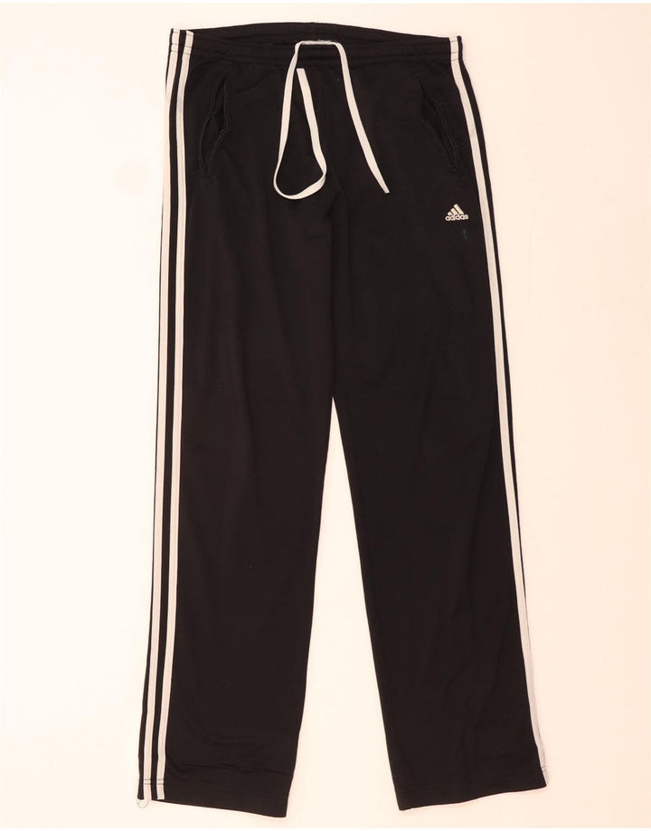 ADIDAS Mens Tracksuit Trousers UK 36/38 Small  Black Polyester