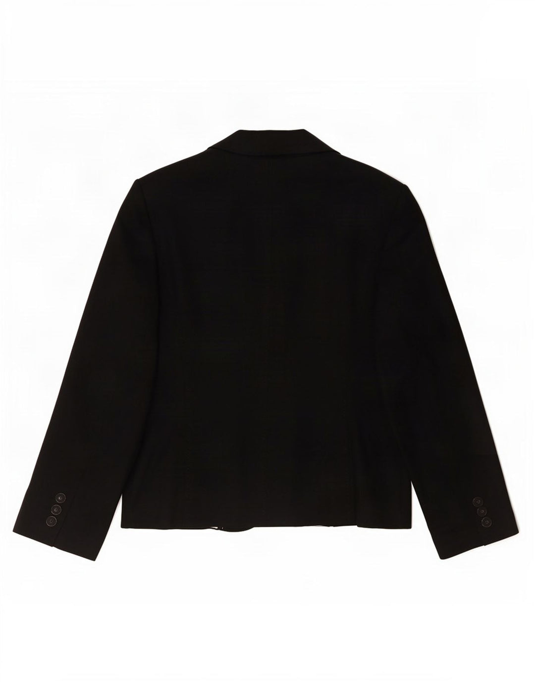 Marks & Spencer Womens 5 Button Blazer Jacket UK 18 XL Black Polyester