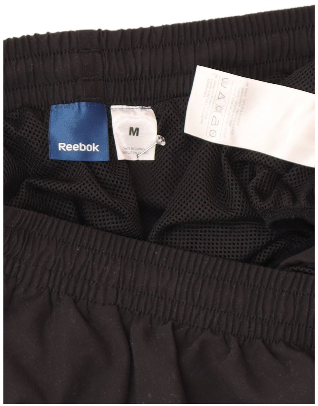 Reebok Mens Swimming Shorts Medium Black Polyester