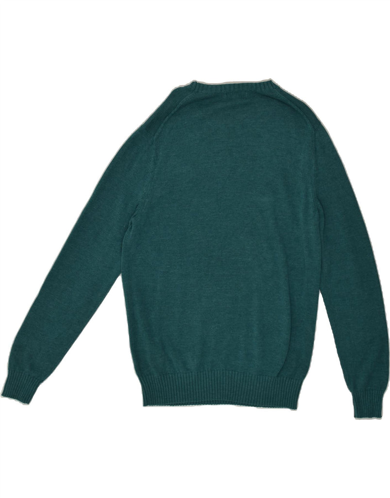 BANANA REPUBLIC Mens Boat Neck Jumper Sweater Large Green Cotton | Vintage Banana Republic | Thrift | Second-Hand Banana Republic | Used Clothing | Messina Hembry 