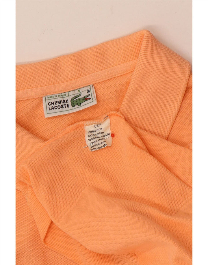 Lacoste Mens Polo Shirt Size 5 Large Orange Cotton