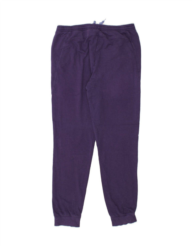 PUMA Womens Tracksuit Trousers Joggers UK 14 Medium Purple Cotton | Vintage Puma | Thrift | Second-Hand Puma | Used Clothing | Messina Hembry 