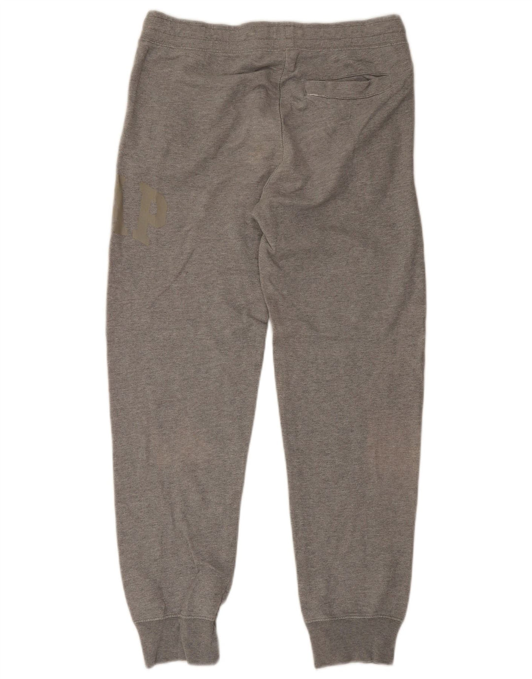 Gap Mens Graphic Tracksuit Trousers Joggers Small  Grey Cotton